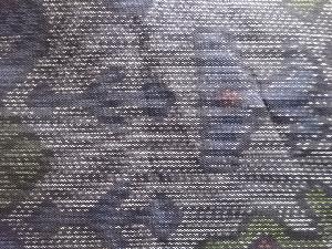 アンティーク 抽象模様織出し本場泥大島紬着物